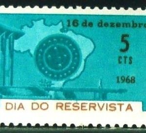 Selo Postal Comemorativo do Brasil de 1968 - C 625 N