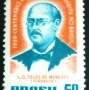 Selo Postal Comemorativo do Brasil de 1969 - C 640 M