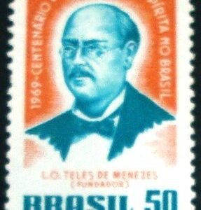 Selo Postal Comemorativo do Brasil de 1969 - C 640 N