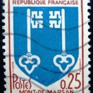 Selo postal França 1966 Mont-de-Marsan 1535U