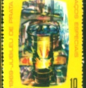Selo postal do Brasil de 1969 Acesita