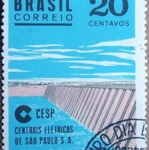 Selo Postal Comemorativo do Brasil de 1969