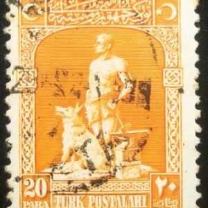 Selo postal da Turquia de 1926 London Printing Postage Stamp 20