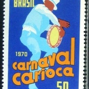 Selo postal Comemorativo do Brasil de 1970 - C 666 M