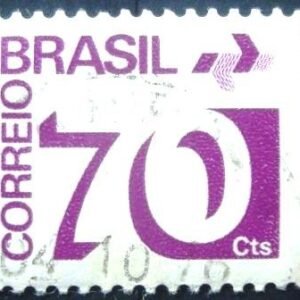 Selo postal do Brasil de 1975 Cifra 70