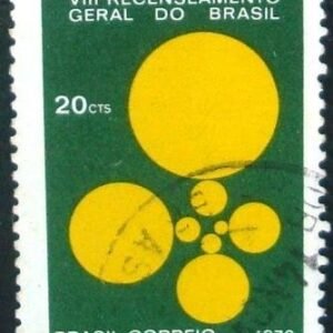 Selo postal do Brasil de 1970 Recenseamento