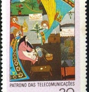 Selo postal do Brasil de 1970 São Gabriel