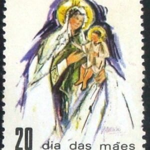 Selo postal do Brasil de 1971 Dia das Mães