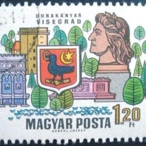 Selo postal da Hungria de 1969 Visegrád