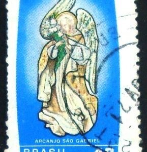 Selo postal do Brasil de 1971 São Gabriel