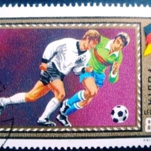 Selo postal da Hungria de 1972 UEFA Chamionship 80