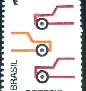 Selo postal do Brasil de 1972 Indústria Automobilística - C 737 N