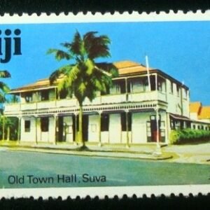 Selo postal de Fiji de 1979 Old Town Hall