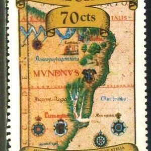 Selo postal do Brasil de 1972 Carta do Brasil