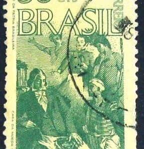 Selo postal do Brasil de 1972 Fundação da Pátria - C 753 U