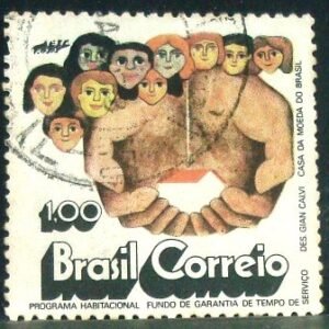 Selo postal COMEMORATIVO do BRASIL de 1972 - C 761 U