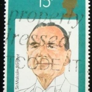 Selo postal do Reino Unido de 1980 Sir Malcolm Sargent