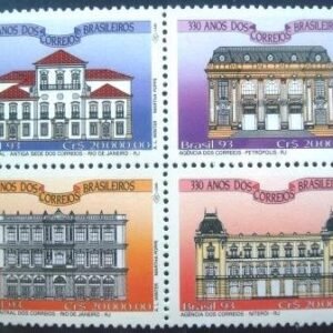 Se-tenant do Brasil de 1993 Correios Brasileiros