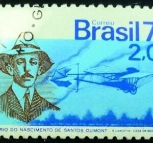 Selo postal do Brasil de 1973 Demoiselle - C 794 MCC
