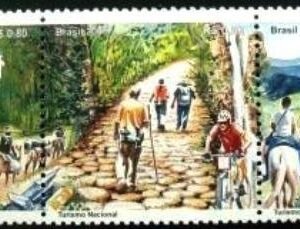 Se-tenant do Brasil de 2005 Estrada Real