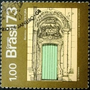 Selo postal COMEMORATIVO do BRASIL de 1973 - C 814 NCC