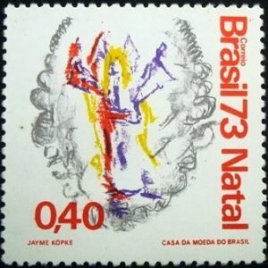 Selo postal COMEMORATIVO do BRASIL de 1973 - C 818 M