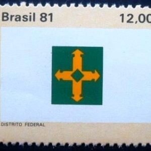 Selo postal do Brasil de 1981 Distrito Federal N
