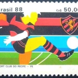 Selo postal do Brasil de 1988 Sport Club