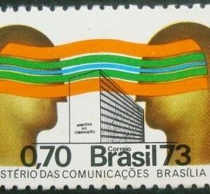 Selo postal COMEMORATIVO do BRASIL de 1973 - C 778 M