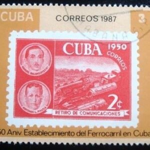 Selo postal de Cuba de 1987 Mark No.259