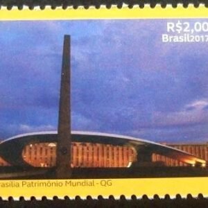 Selo postal do Brasilde 2017 QG Obelisco Militar