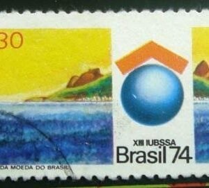 Selo postal Comemorativo do Brasil de 1974 - C 856 U