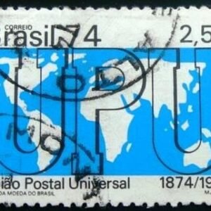 Selo postal Comemorativo do Brasil de 1974 - C 858 U