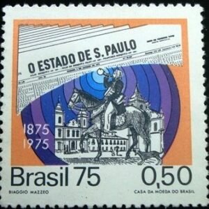 Selo postal Comemorativo do Brasil de 1975 - C 872 M