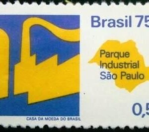 Selo postal Comemorativo do Brasil de 1975 - C 873 N