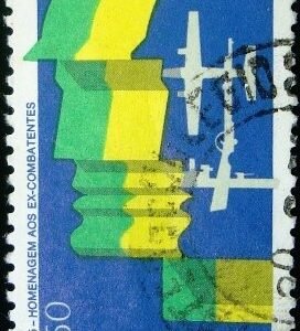 Selo postal Comemorativo do Brasil de 1975 - C 891 U