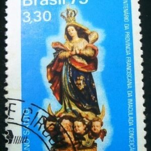 Selo postal Comemorativo do Brasil de 1975 - C 898 M1D