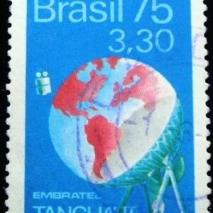 Selo postal Comemorativo do Brasil de 1975 - C 904 U