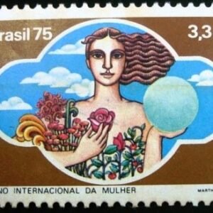 Selo postal Comemorativo do Brasil de 1975 - C 905 M