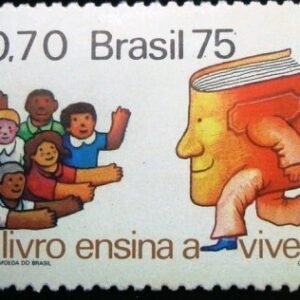 Selo postal Comemorativo do Brasil de 1975 - C 909 N