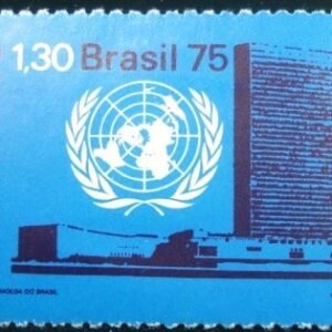 Selo postal Comemorativo do Brasil de 1975 - C 920 U