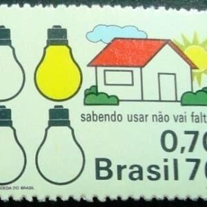 Selo Postal Comemorativo do Brasil de 1975 - C 921 M
