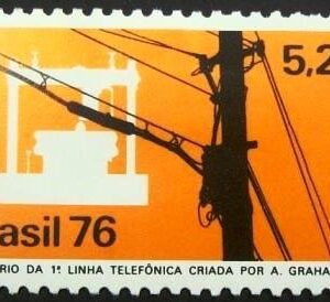 Selo Postal Comemorativo do Brasil de 1975 - C 925 U