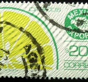 Selo postal do México de 1983 Citrus Fruit