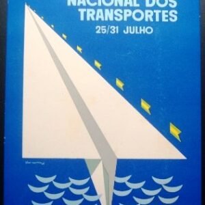 Cartão postal do Brasil de 1960 1ª Semana Nacional dos Transportes