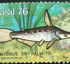 Selo Postal Comemorativo do Brasil de 1976 - C 943 N