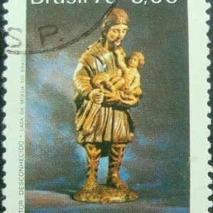 Selo postal do Brasil de 1976 São José
