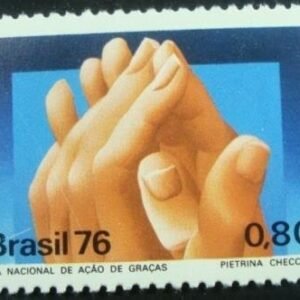 Selo Postal Comemorativo do Brasil de 1976 - C 968 N