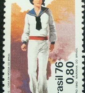 Selo Postal Comemorativo do Brasil de 1976 - C 969 N