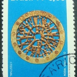 Selo Postal Comemorativo do Brasil de 1977 - C 972 U